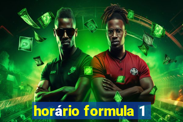 horário formula 1