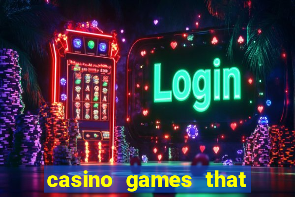 casino games that pay real money with no deposit