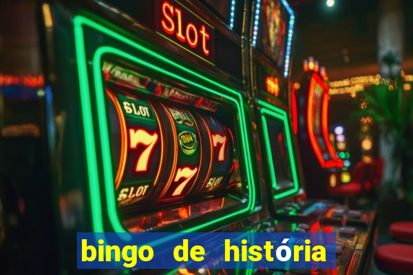 bingo de história 6 ano