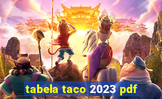 tabela taco 2023 pdf