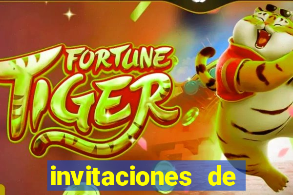 invitaciones de bingo para editar