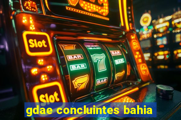 gdae concluintes bahia