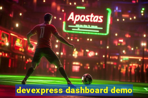 devexpress dashboard demo