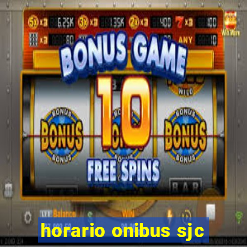 horario onibus sjc