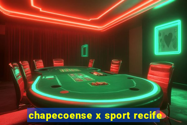 chapecoense x sport recife