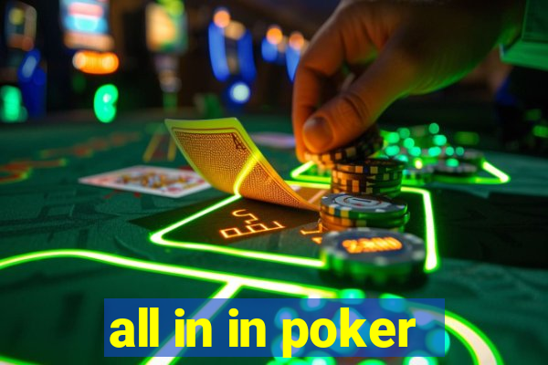 all in in poker