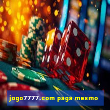 jogo7777.com paga mesmo