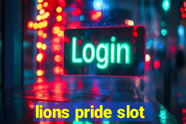 lions pride slot