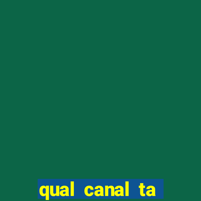 qual canal ta passando jogo do flamengo hoje