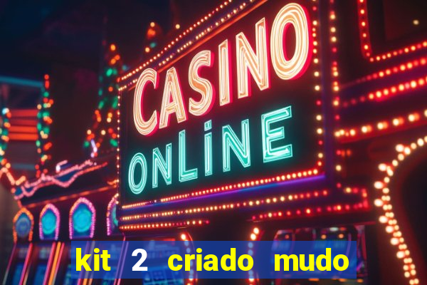 kit 2 criado mudo casas bahia