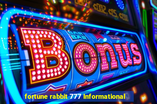 fortune rabbit 777 Informational