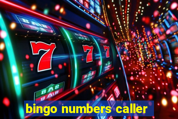 bingo numbers caller