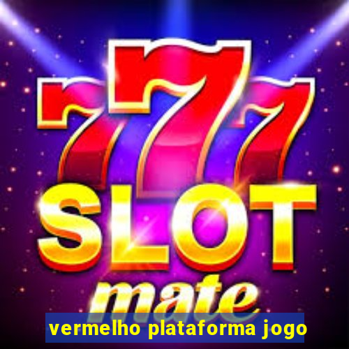 vermelho plataforma jogo