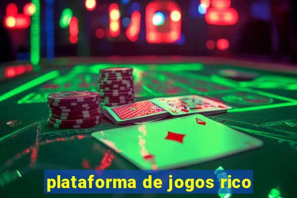 plataforma de jogos rico