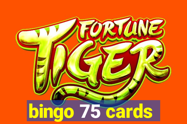 bingo 75 cards