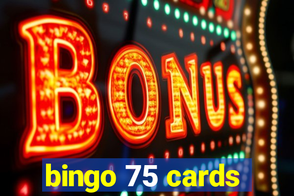 bingo 75 cards