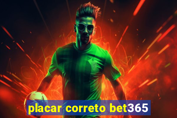 placar correto bet365