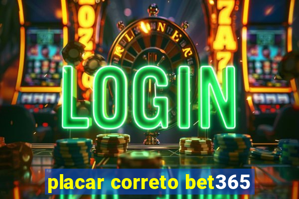 placar correto bet365