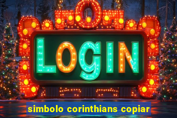 simbolo corinthians copiar