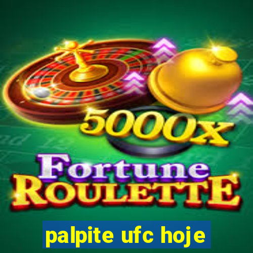 palpite ufc hoje