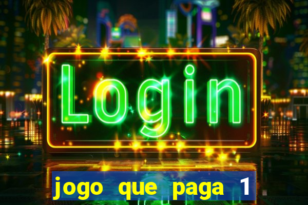 jogo que paga 1 real no pix