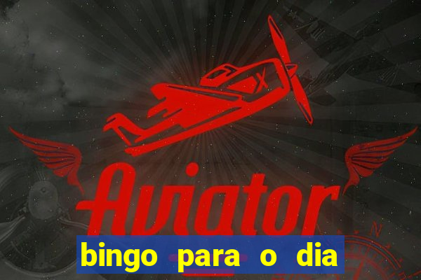 bingo para o dia da mulher