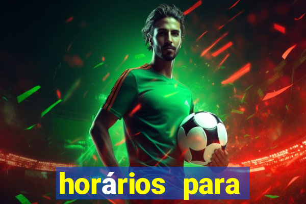 horários para jogar fortune tiger