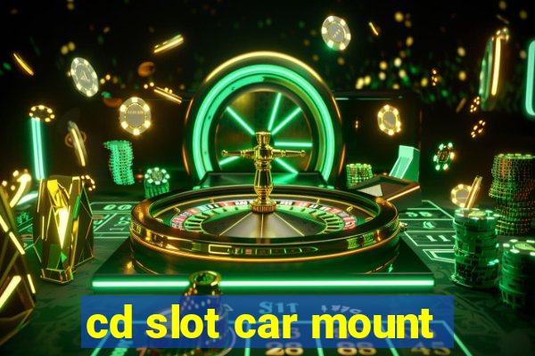 cd slot car mount