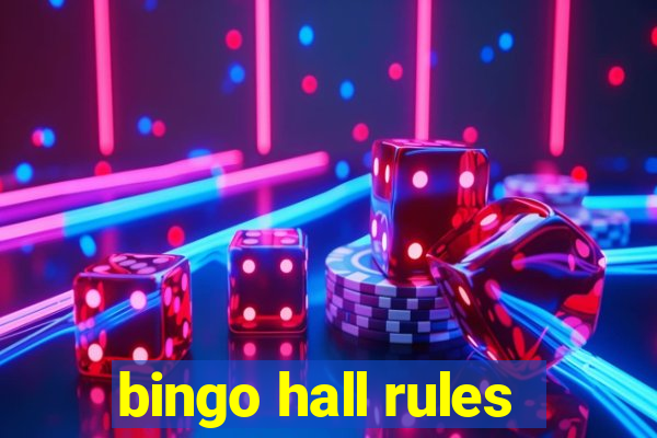 bingo hall rules