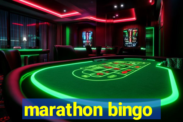 marathon bingo