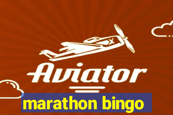 marathon bingo