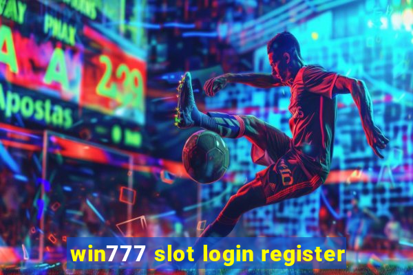 win777 slot login register