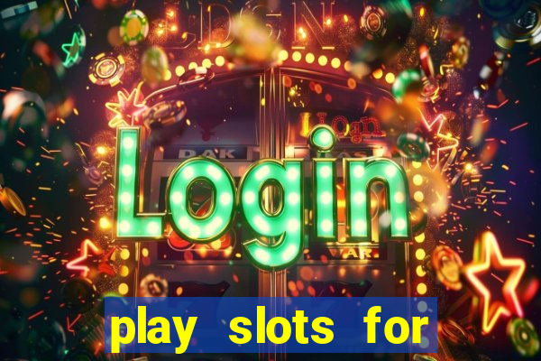 play slots for real money online