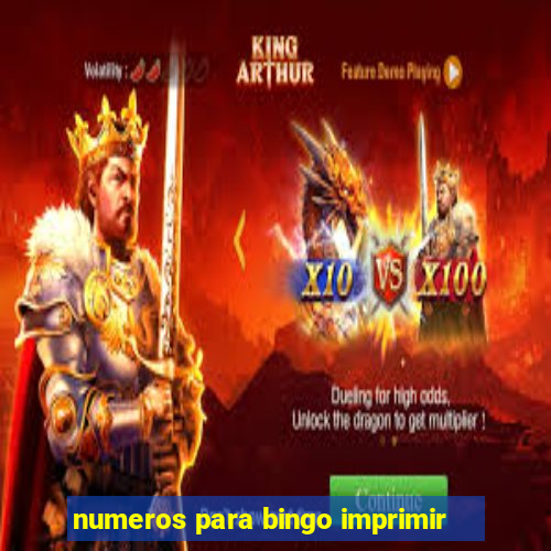 numeros para bingo imprimir