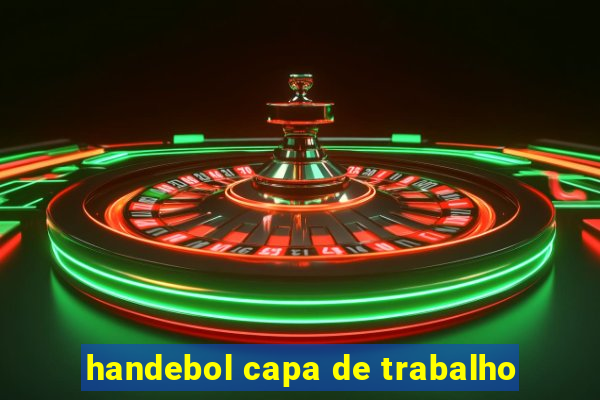 handebol capa de trabalho