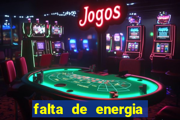 falta de energia em caucaia