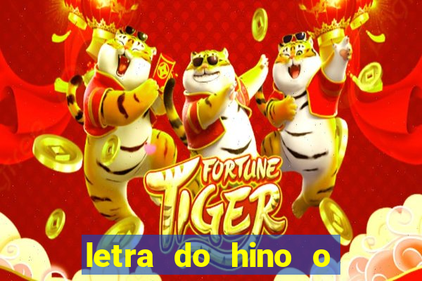 letra do hino o vento balançou