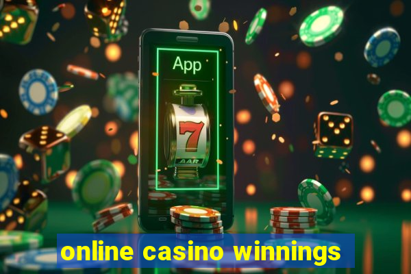 online casino winnings