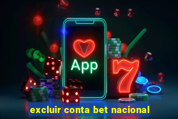 excluir conta bet nacional