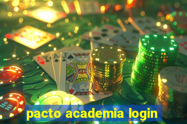 pacto academia login