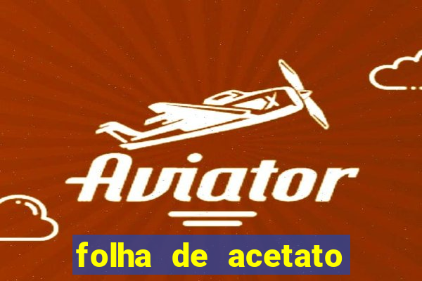 folha de acetato onde comprar