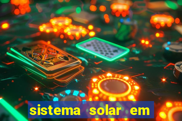 sistema solar em tempo real