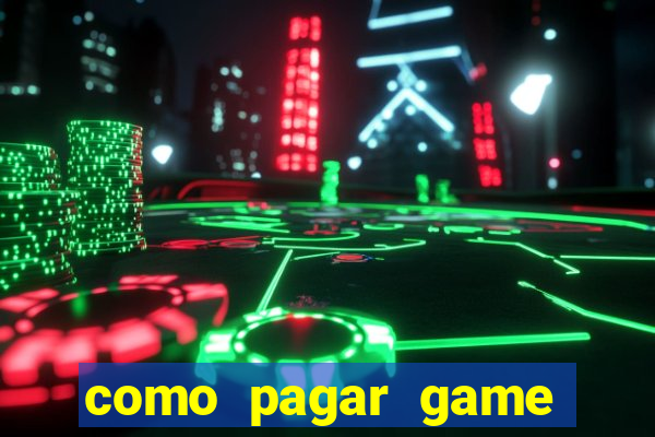 como pagar game pass com pix