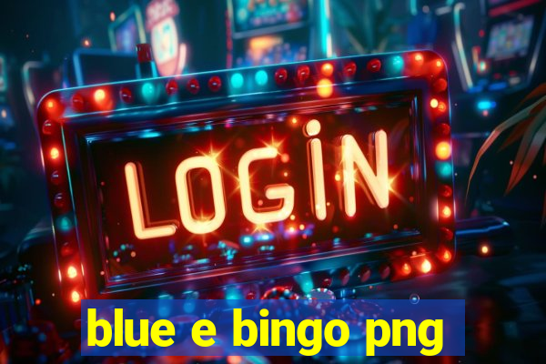 blue e bingo png