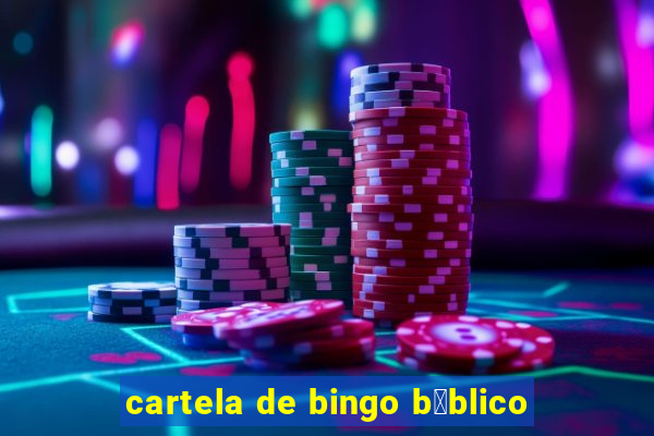 cartela de bingo b铆blico