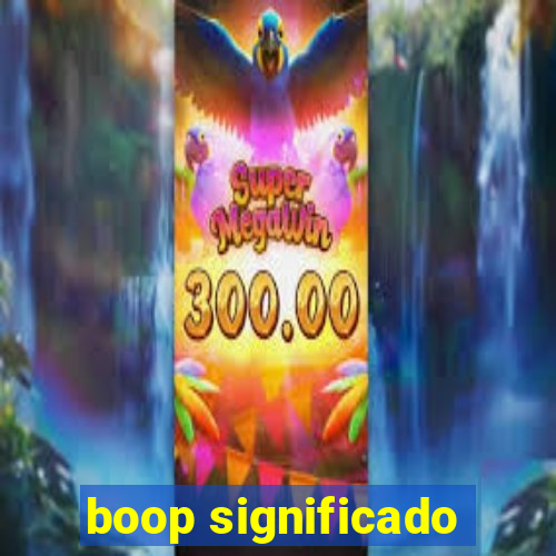 boop significado