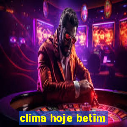 clima hoje betim