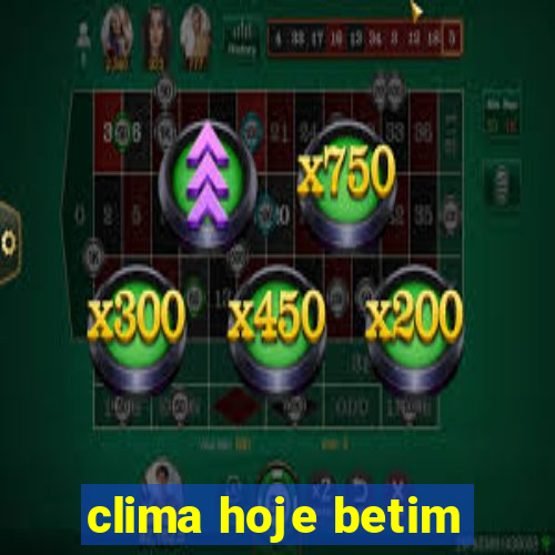 clima hoje betim