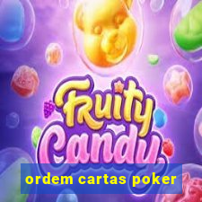 ordem cartas poker