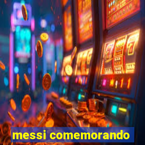 messi comemorando